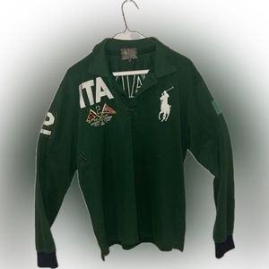 Rare RALPH LAUREN Polo vintage 90s Italy PRL Cup Team Men's  XL